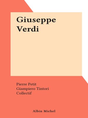 cover image of Giuseppe Verdi